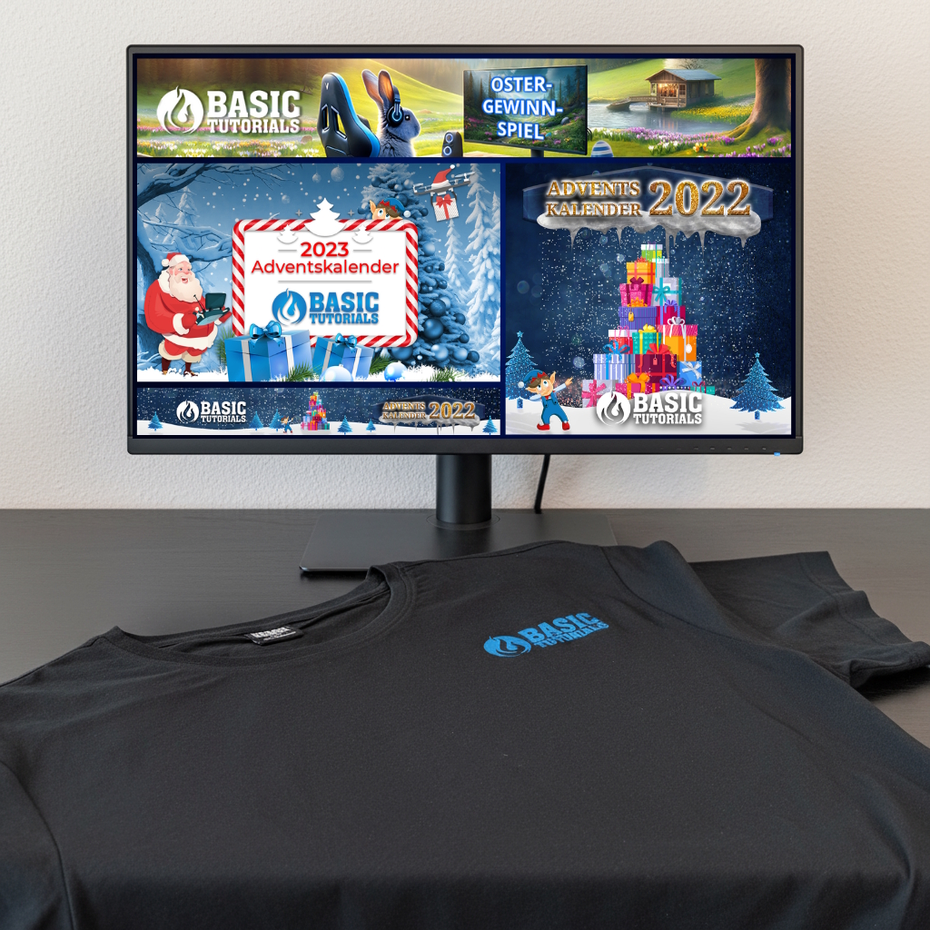 Basic Tutorials Banner und Shirt x Starfruit Studio