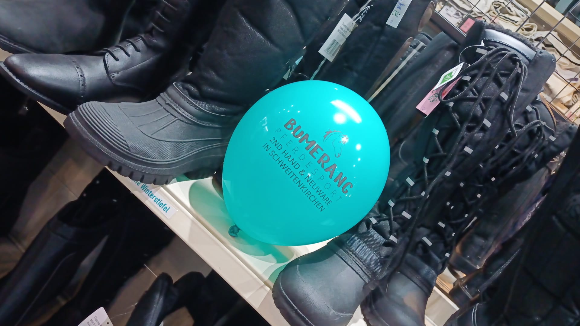 Bumerang Pferdesport - Luftballon Design