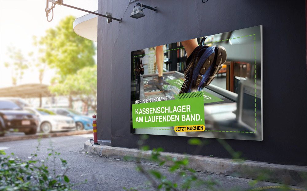 Kassenschlager am laufenden Band - Werbematerial